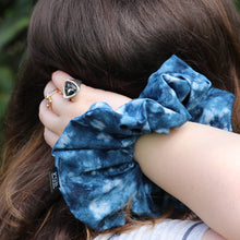 Load image into Gallery viewer, Moana Mahina (Blue & White Tie Dye)-XXXL Scrunchie