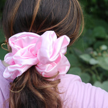 Load image into Gallery viewer, Pink Plumeria (Baby Pink)-XXXL Scrunchie