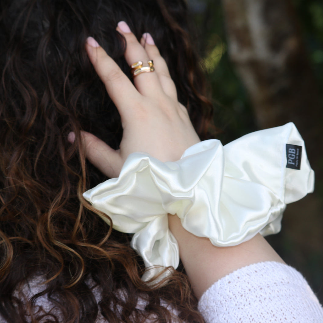 Gardenia (Rich White)-XXXL Scrunchie