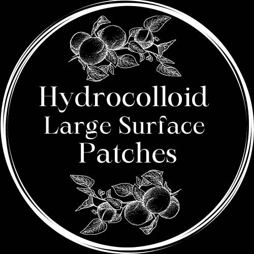 Large Surface Hydrocolloid Patches (Set of 5)